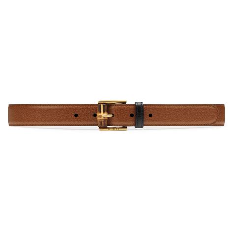 gucci riem met staafje|Belt with bamboo buckle .